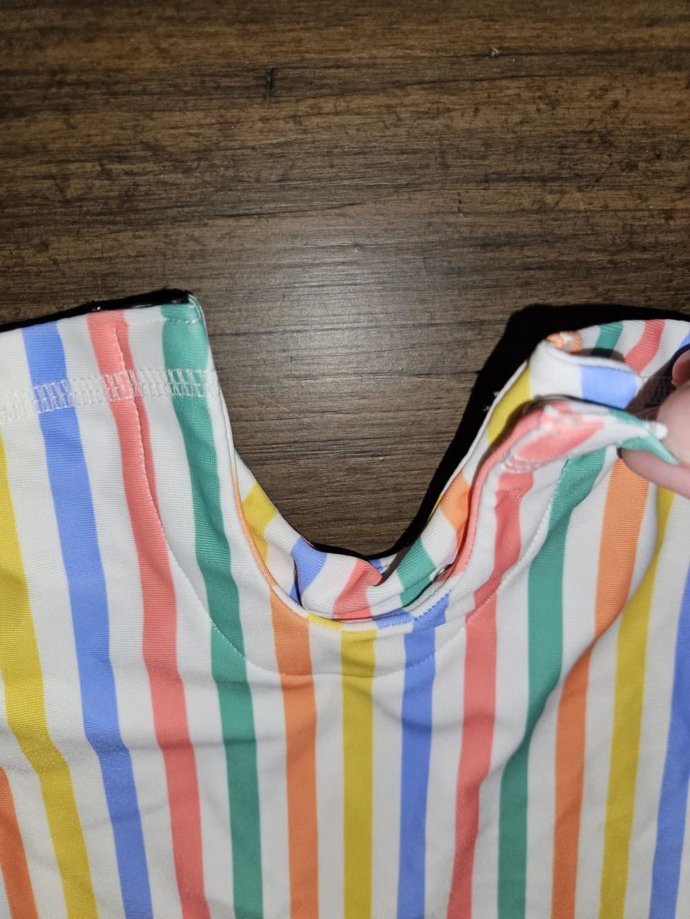 GAP Multicolor Striped Sunsuit Romper - Yellow, Green, Blue, Orange, Pink, White